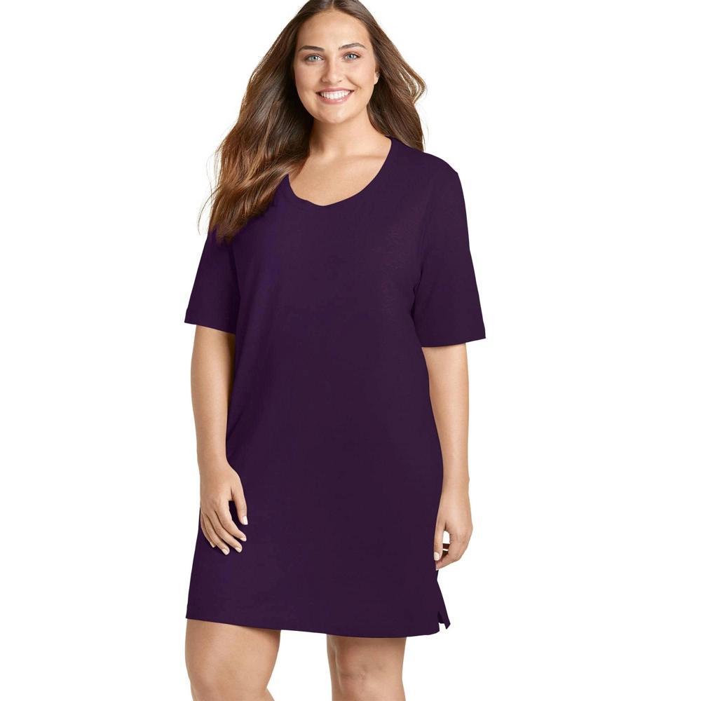 Plus Size Jockey Everyday Essentials Sleepshirt, Womens Purple Product Image
