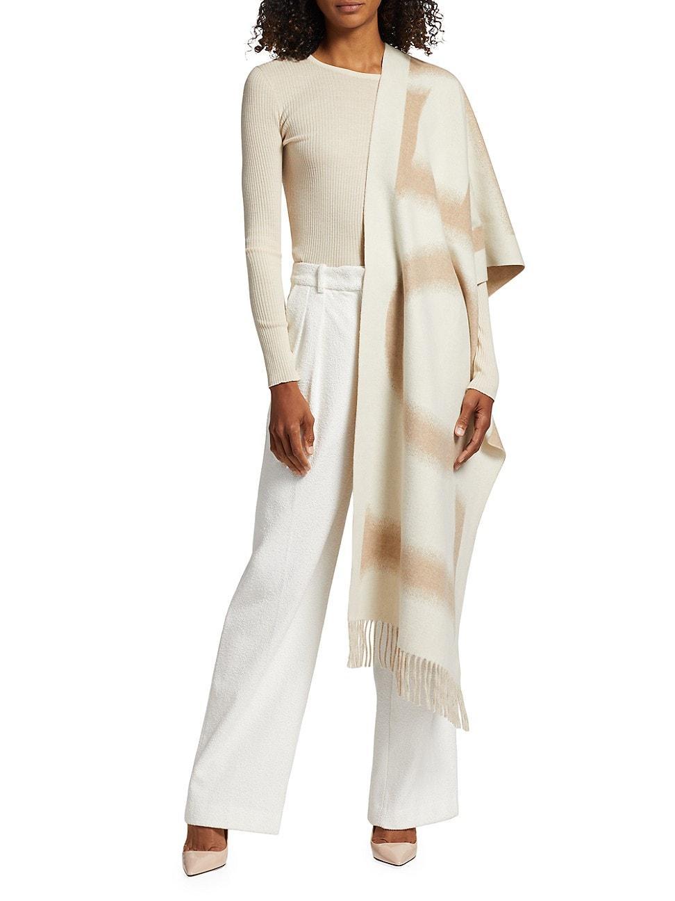 Blurred Wool-Cashmere Scarf Product Image