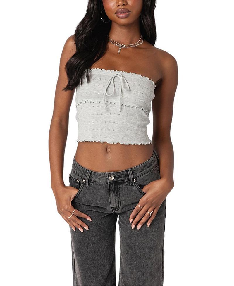 Womens Savannah Pointelle Tube Top Product Image
