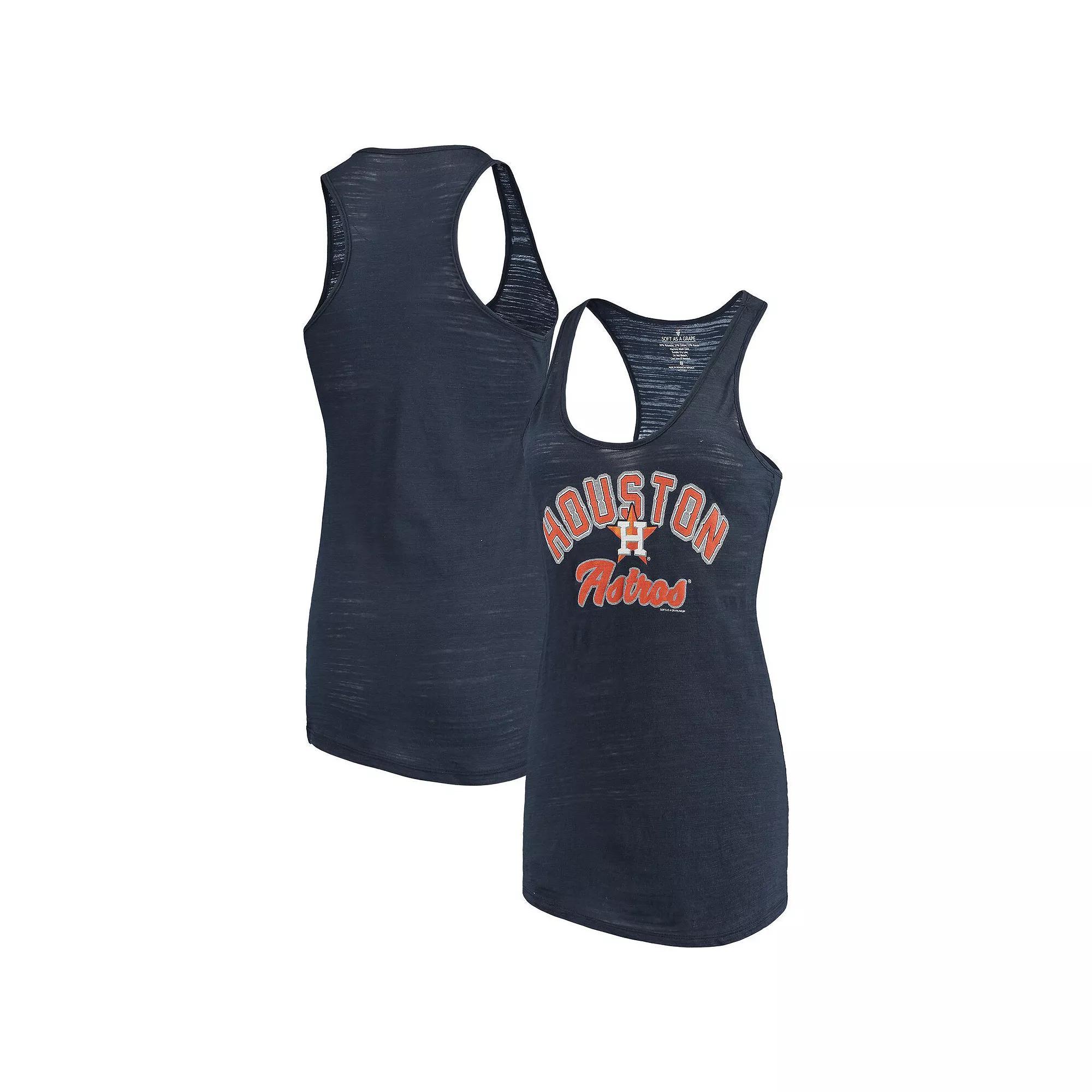 Women's Soft as a Grape Navy Houston Astros Multicount Racerback Tank Top, Size: 2XL, Blue Product Image