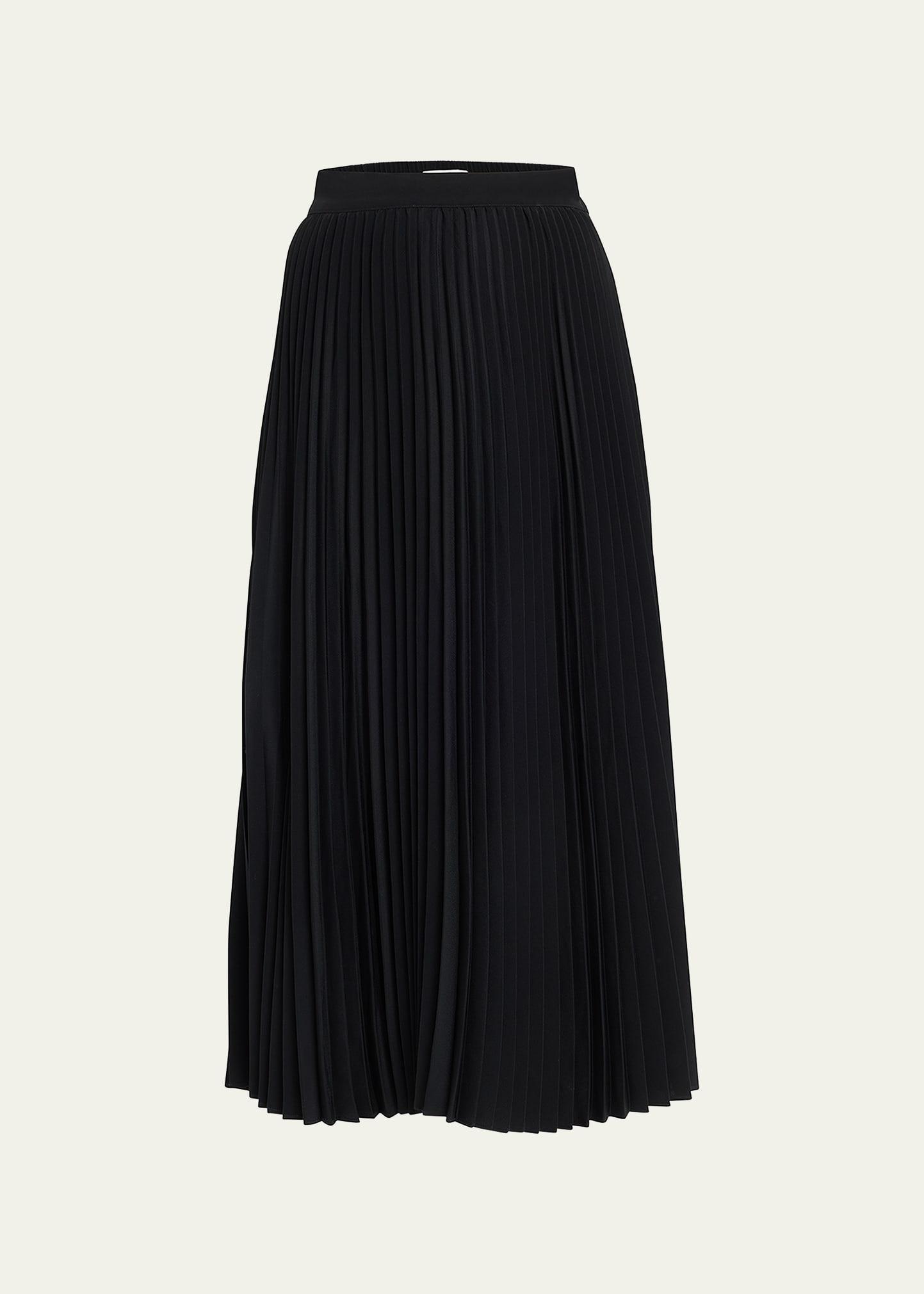 Pleated Midi Skirt Product Image