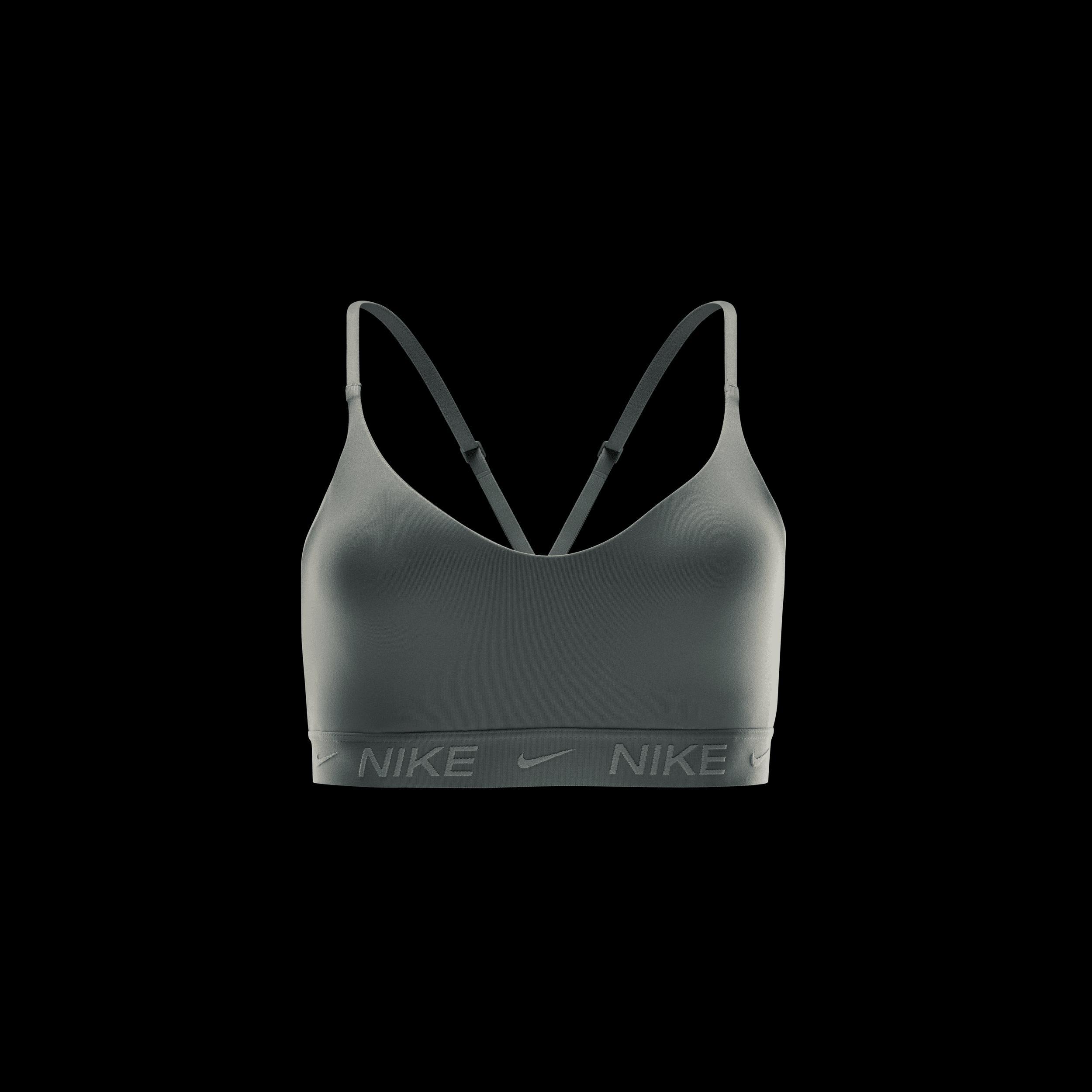 Nike Indy Light Support Padded Sports Bra, Women's, Size: XXL, Armory Blue Product Image