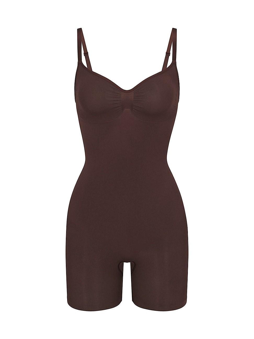Womens Seamless Sculpt Mid Thigh Bodysuit Product Image