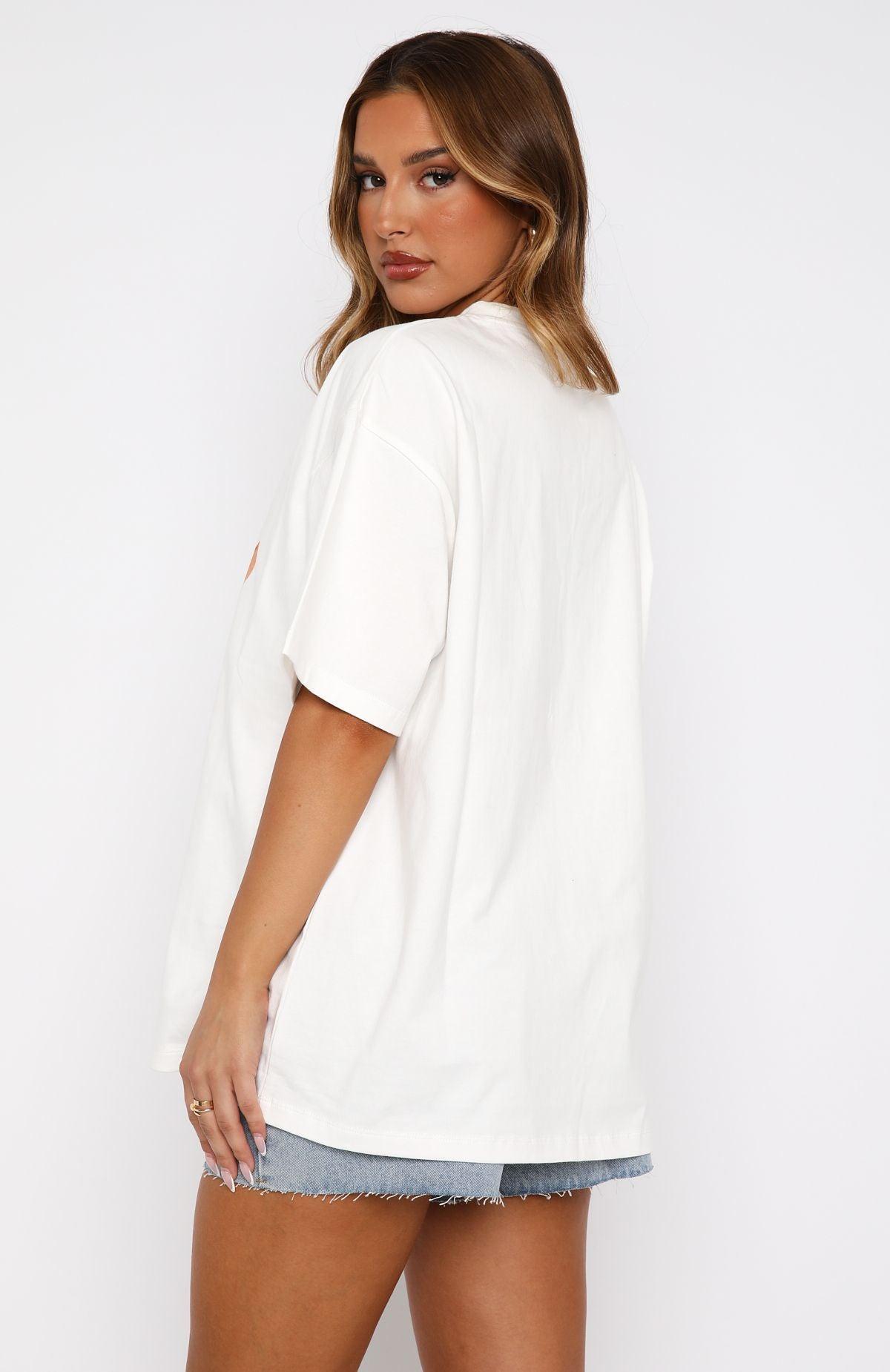 Power Of Possibility Oversized Tee White Product Image