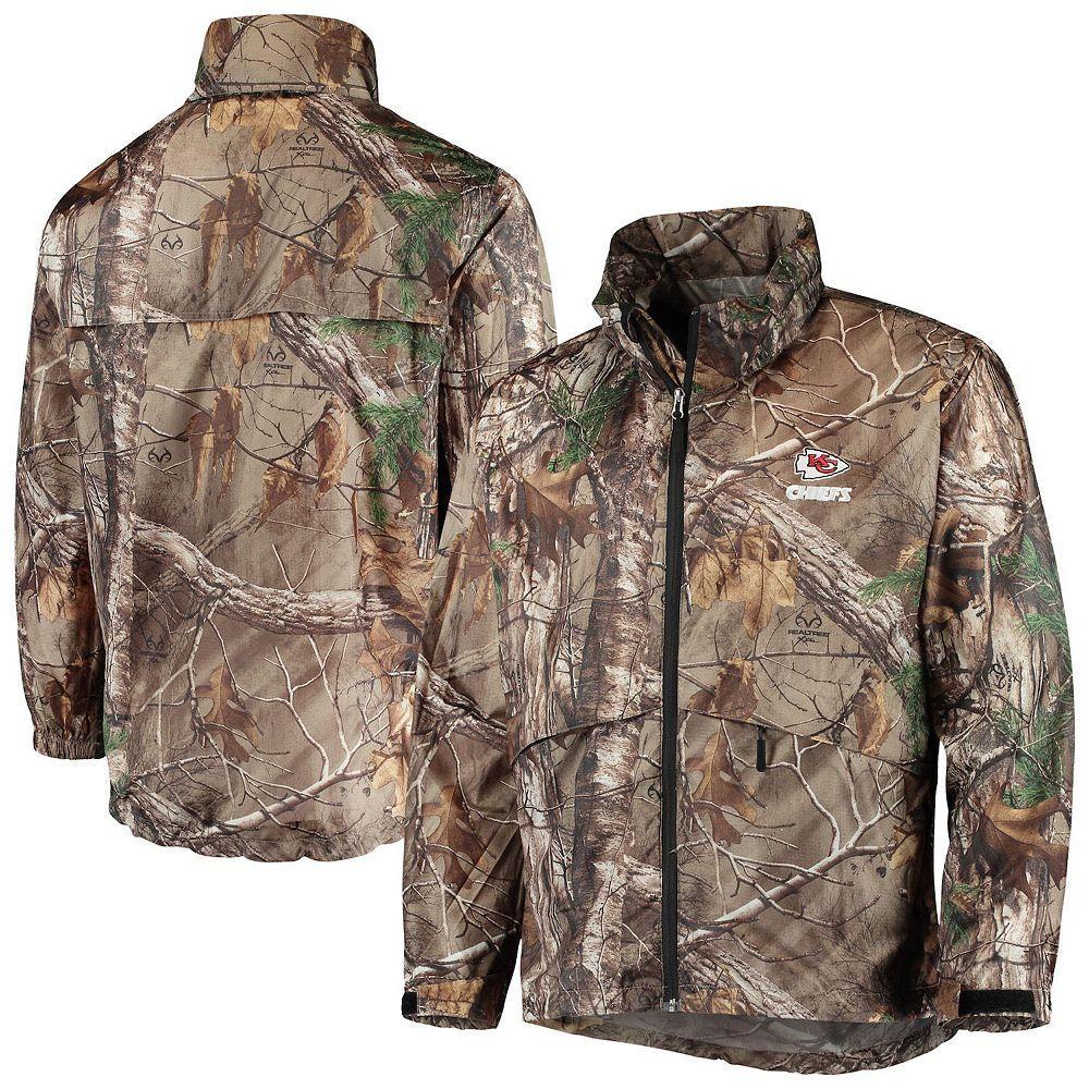 Men's Dunbrooke Realtree Camo Cleveland Browns Circle Sportsman Waterproof Packable Full-Zip Jacket, Size: XL, Green Product Image