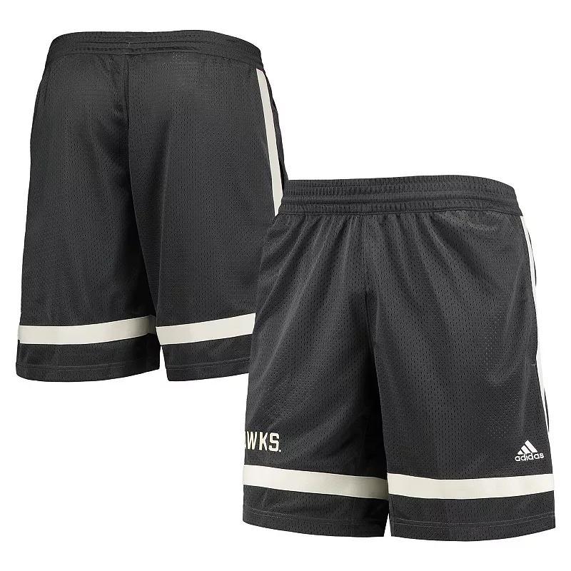 Mens adidas Charcoal Kansas Jayhawks Reverse Retro Basketball Shorts Product Image