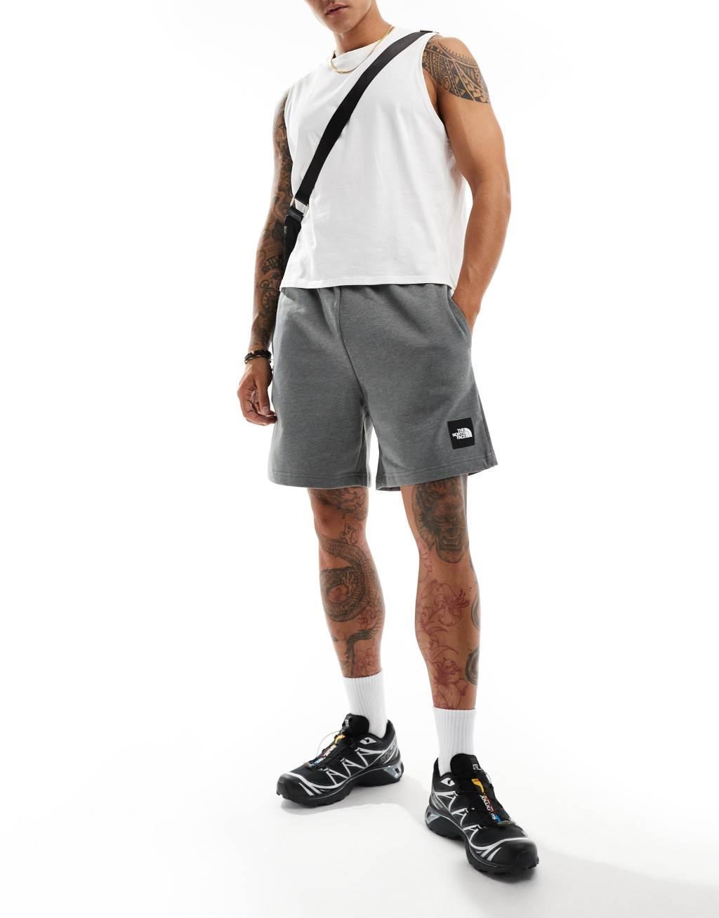 The North Face NSE Box shorts in gray Product Image