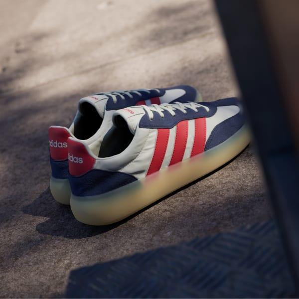 adidas Barreda Decode Men's Sportswear Shoes, Size: 12, Utility Yellow Blue Product Image