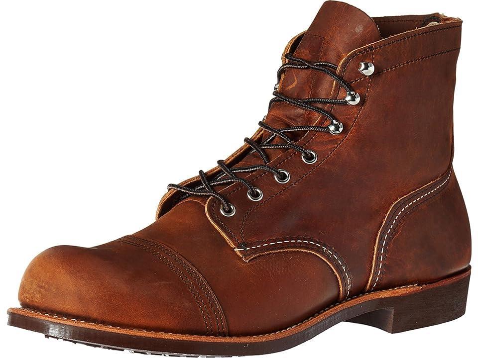 Red Wing Heritage 6 Iron Ranger Lug (Copper Rough Tough) Men's Lace-up Boots Product Image