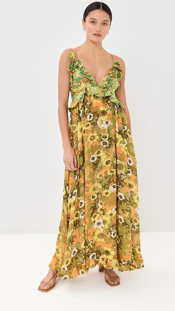 ALÉMAIS Jeff Spliced Frill Dress | Shopbop Product Image