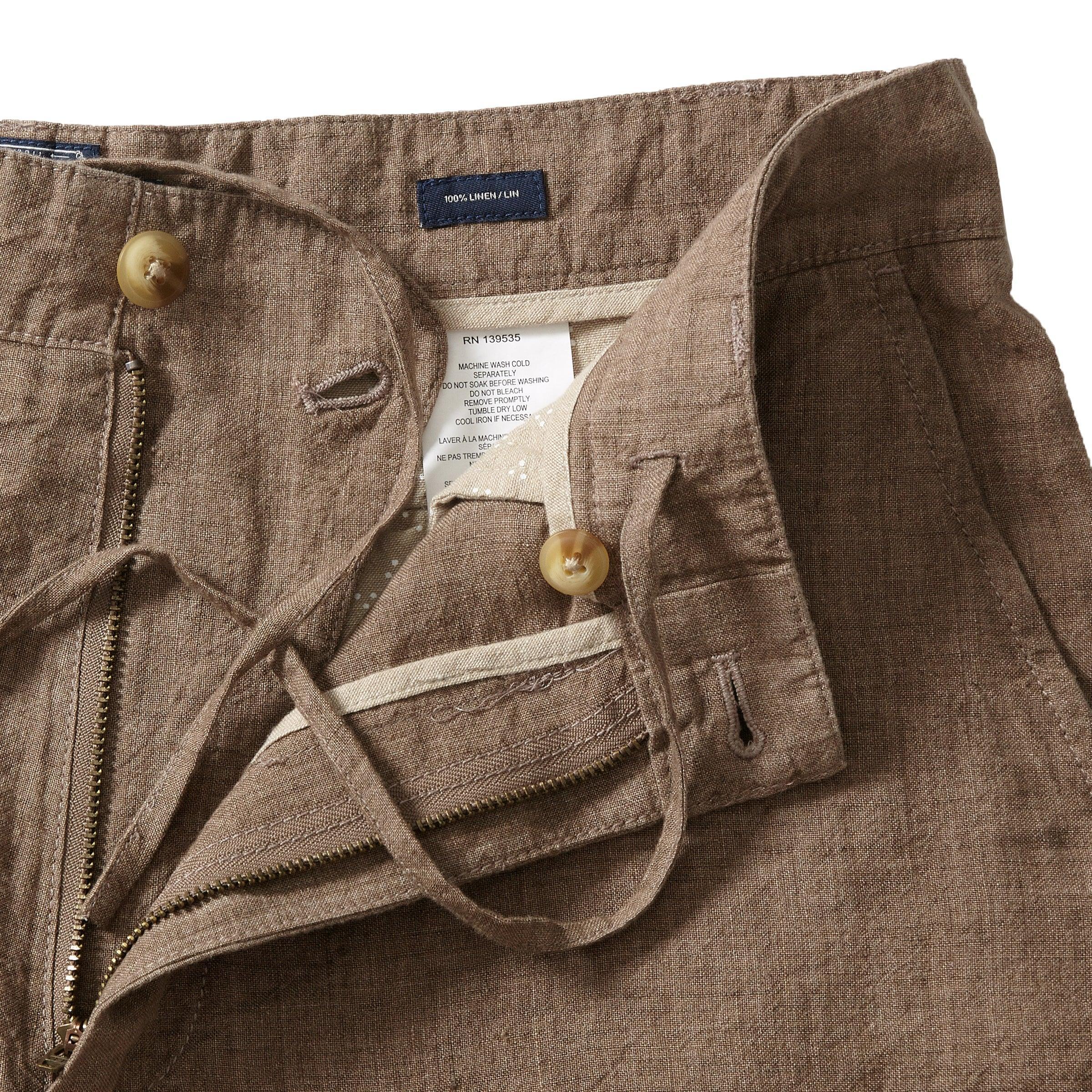 Aventura Washed Linen Shorts  - Tobacco (Final Sale)* Product Image