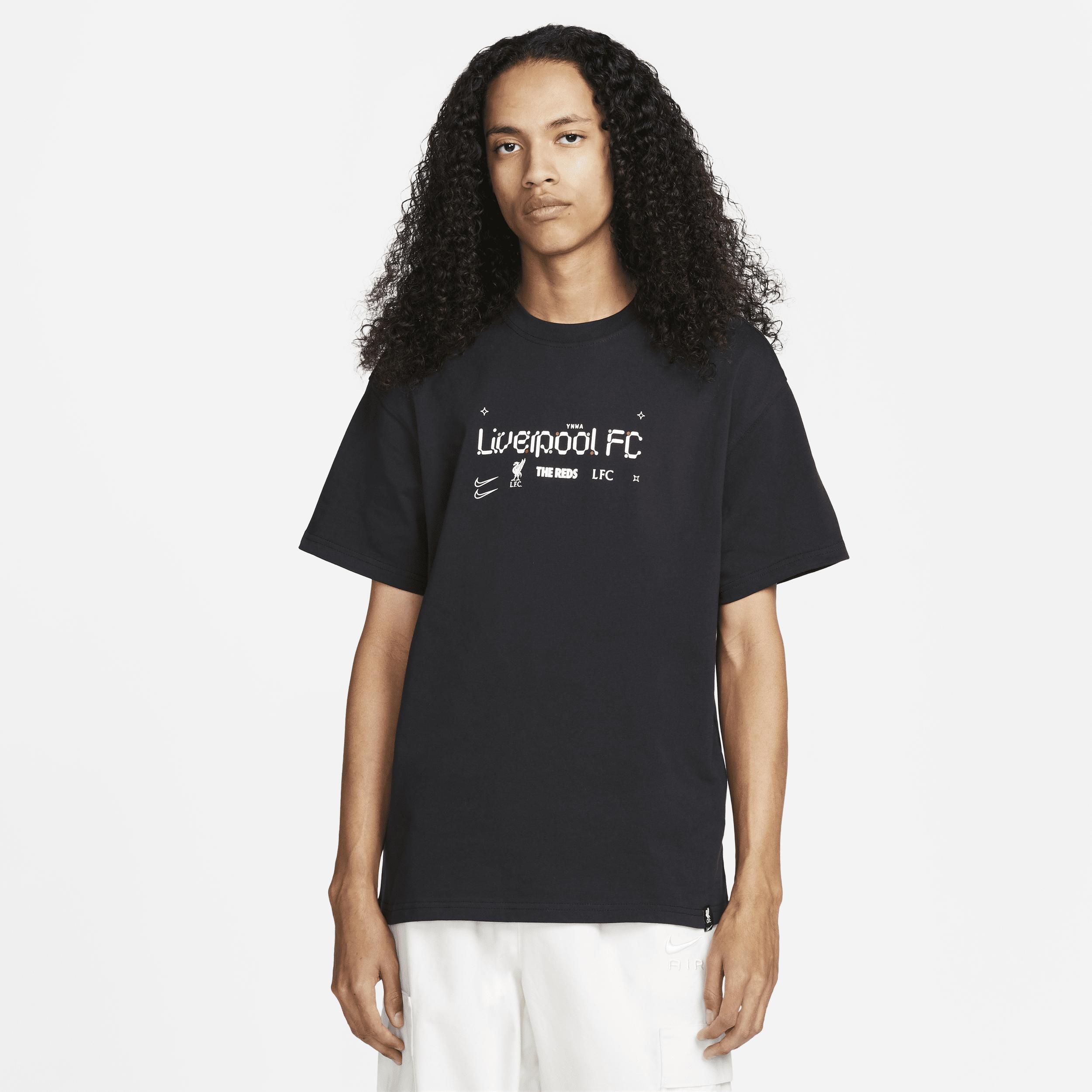 Mens Nike Black Liverpool Air Traffic T-Shirt Product Image