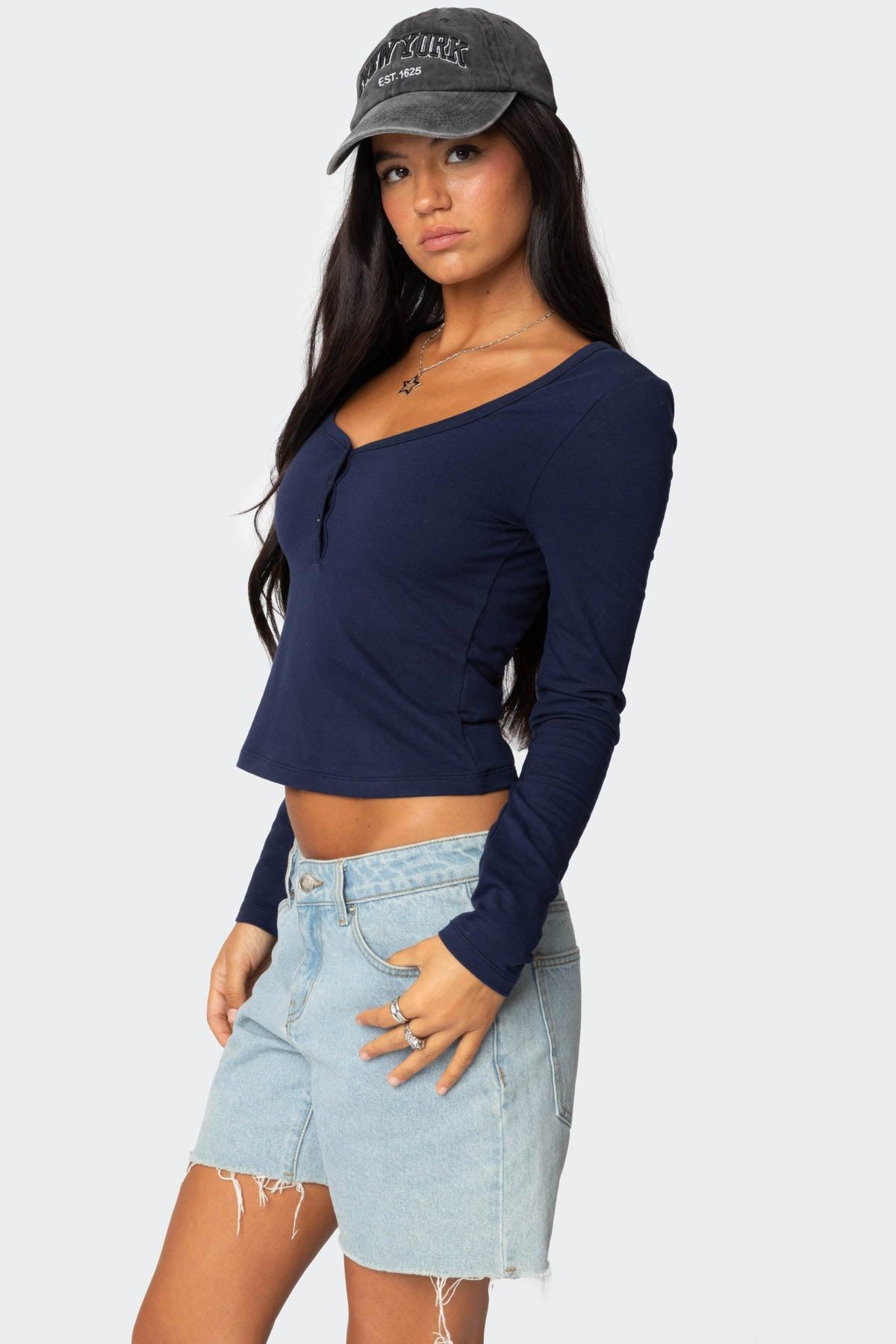 Leah Henley Top Product Image