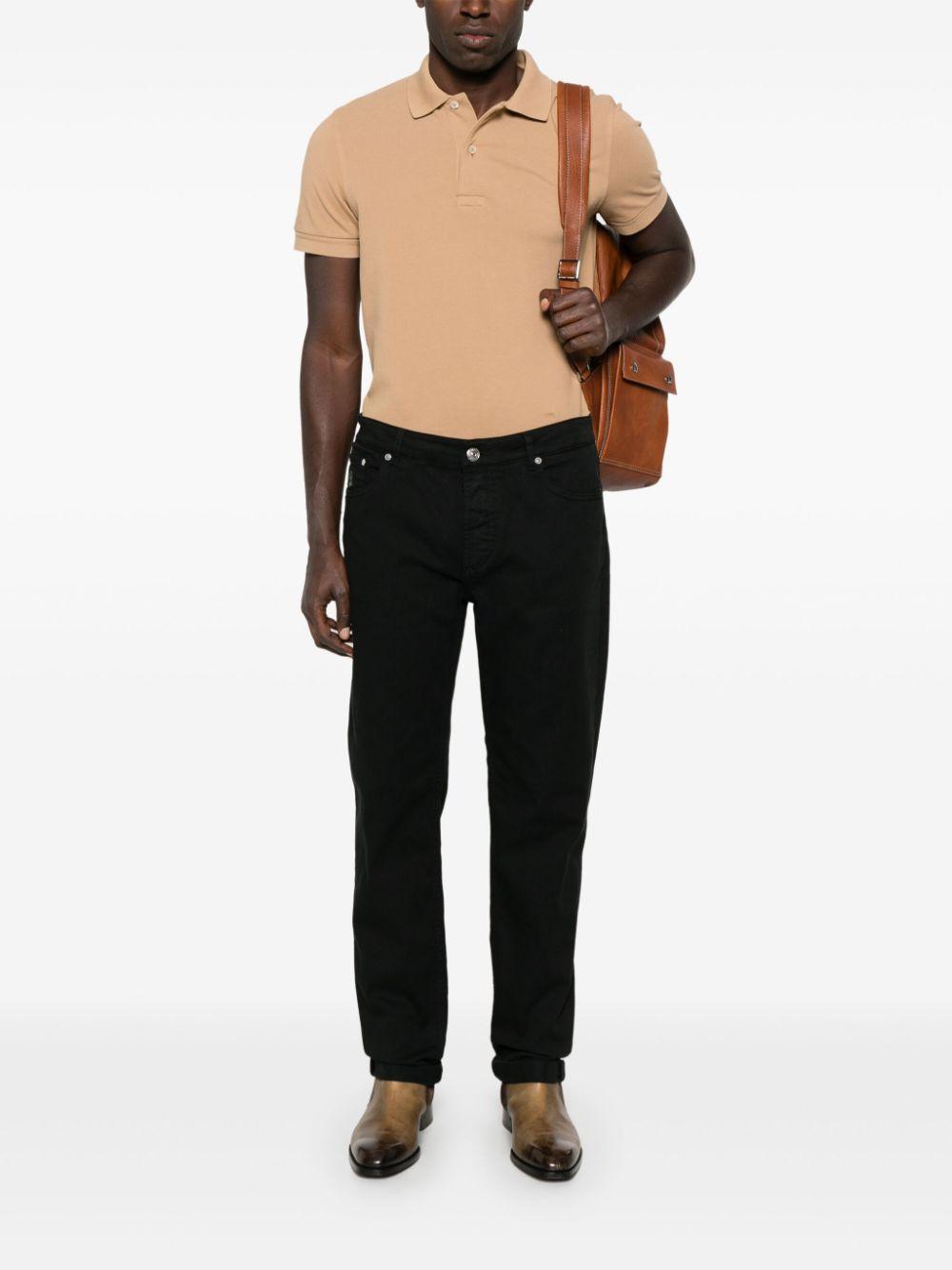 BRUNELLO CUCINELLI Leisure Straight-leg Jeans In Black Product Image