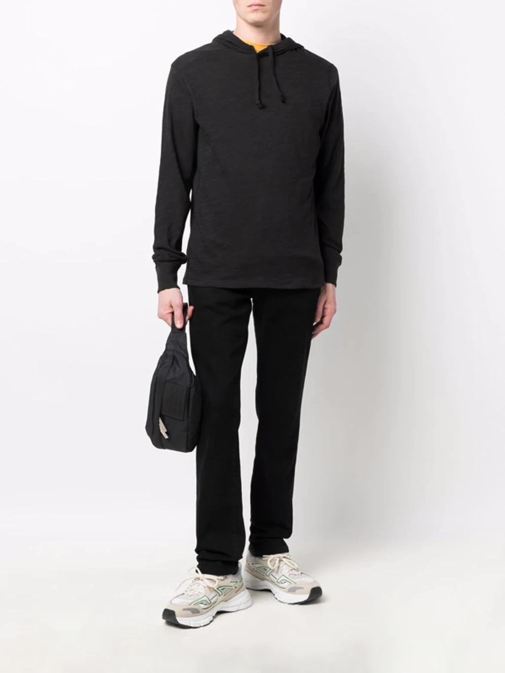 RAG & BONE Lightweight Cotton Hoodie In Black Product Image