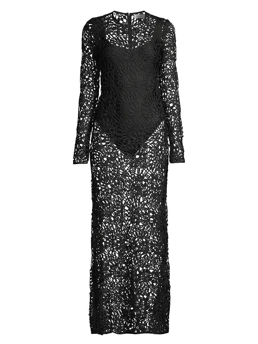 Womens Camila Geometric Lace Maxi Dress Product Image