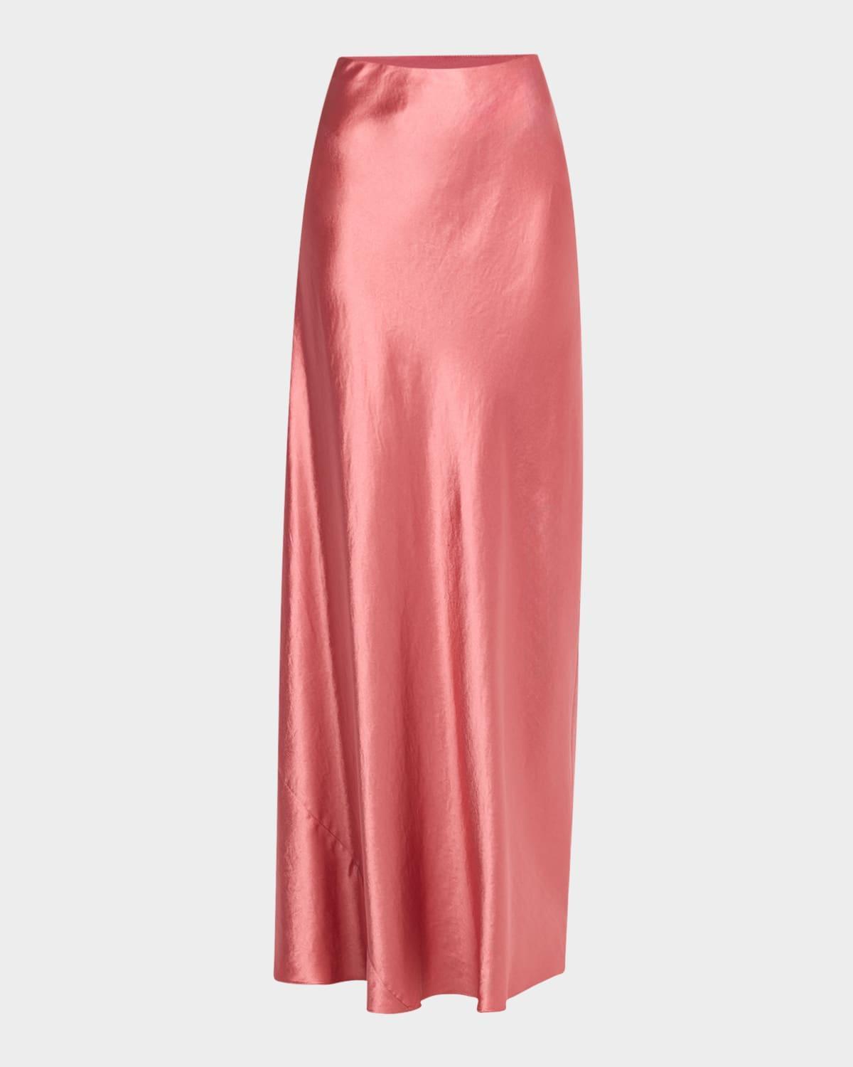 Satin Maxi Skirt Product Image