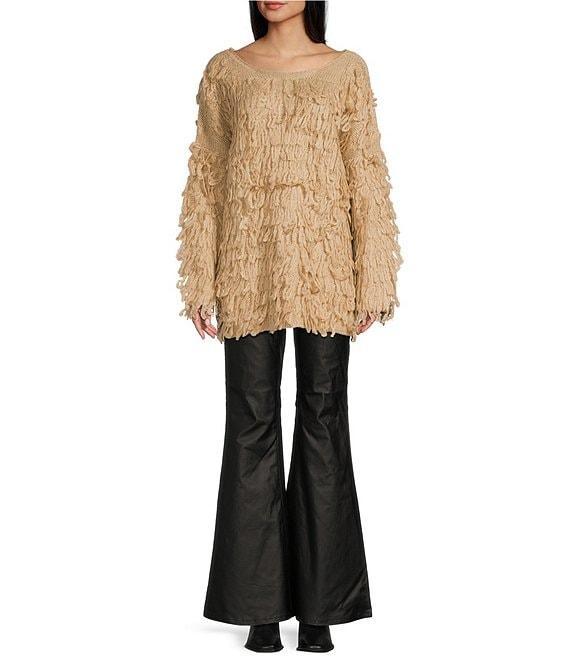 C&V Chelsea & Violet Oversized Tassel Sweater Product Image
