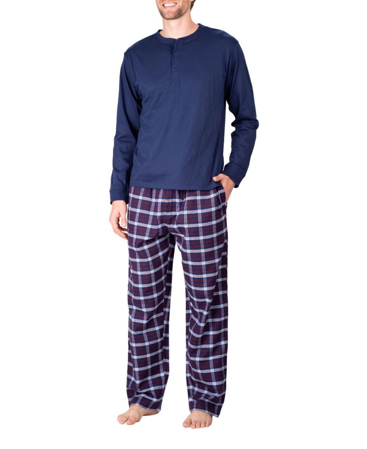 Sleep Hero Mens Flannel Pajama Set Product Image