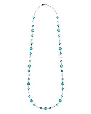 Ippolita Sterling Silver Lollipop Lollitini Blue Gemstone Long Necklace, 36 Product Image