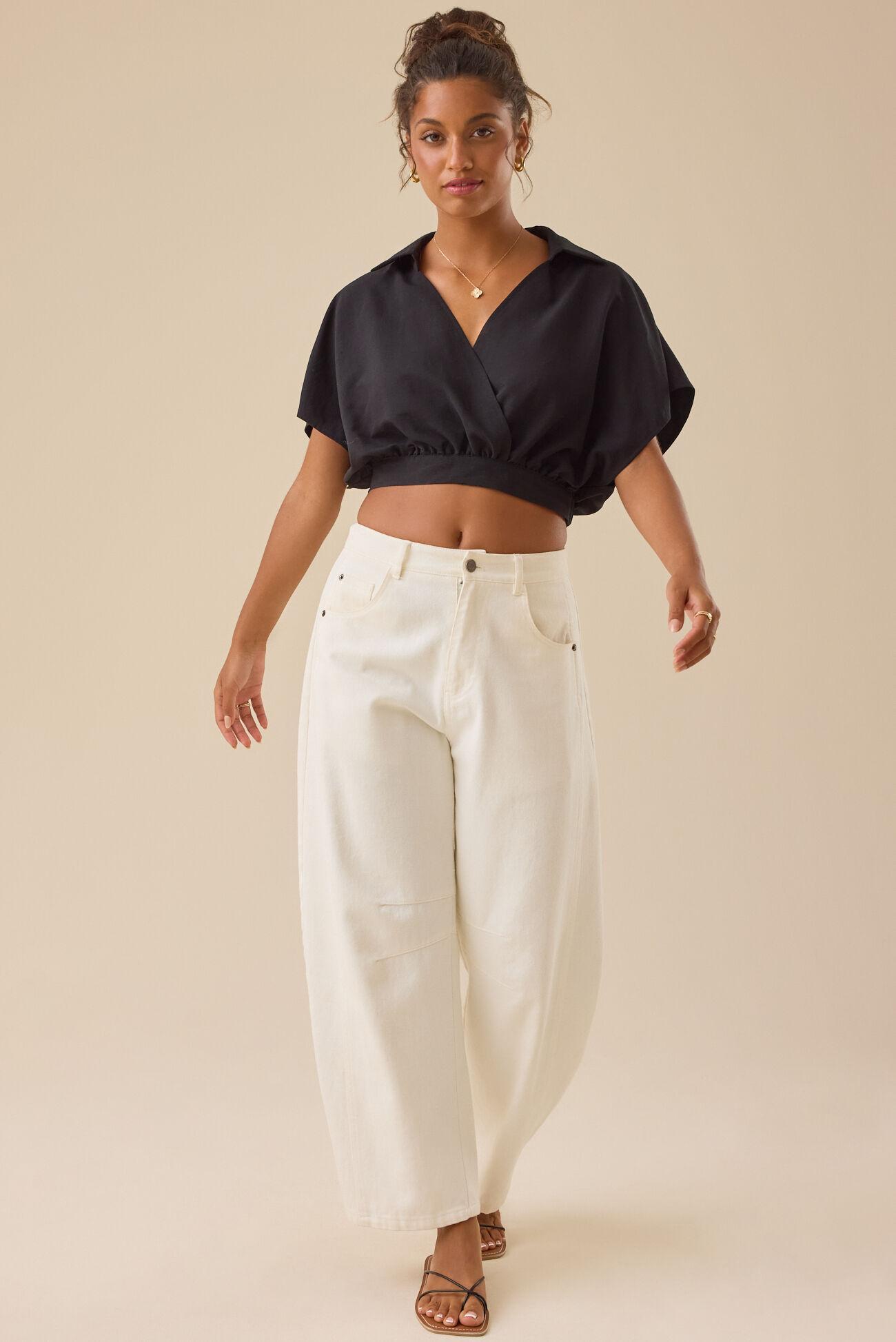 Avni Crossover Crop Top Product Image
