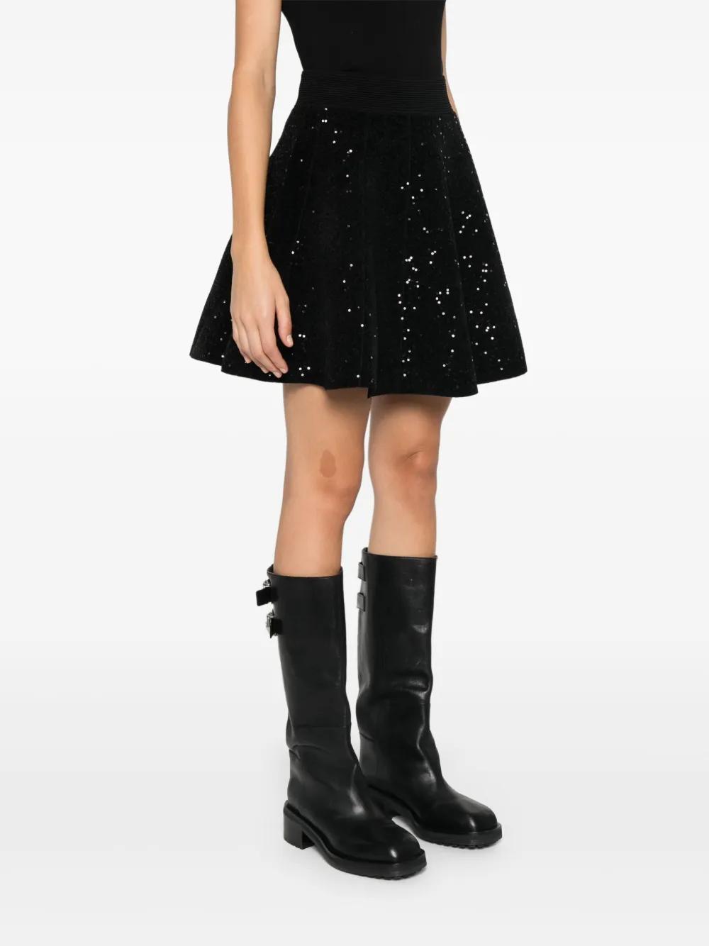 sequinned mini skirt Product Image