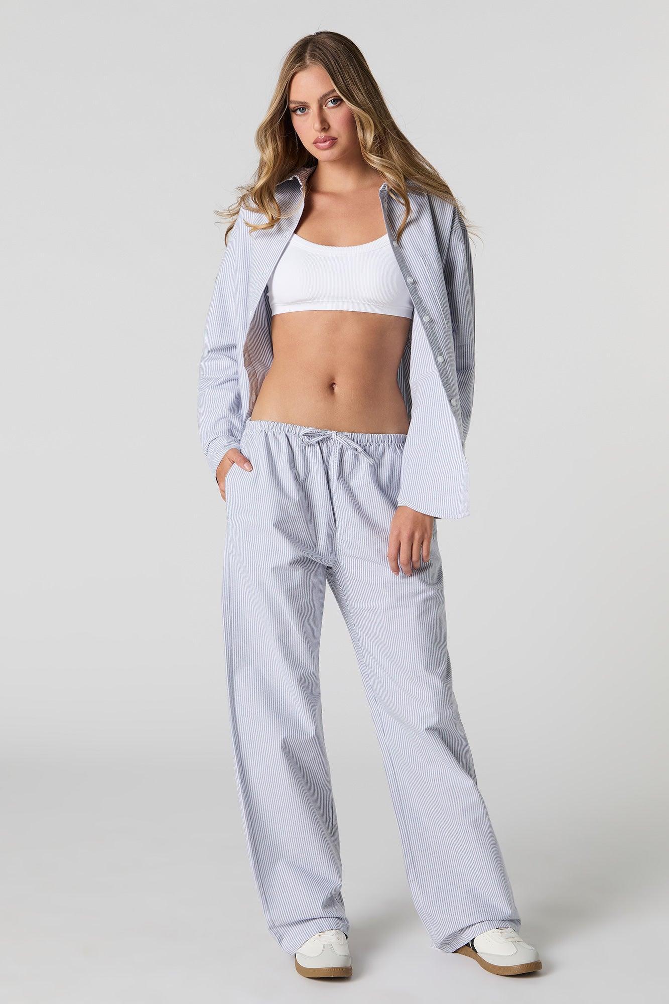 Drawstring Wide Leg Pant Female Product Image