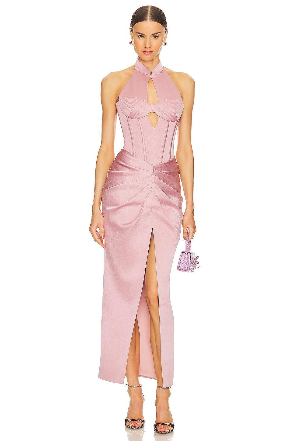 Draped Midi Dress Product Image