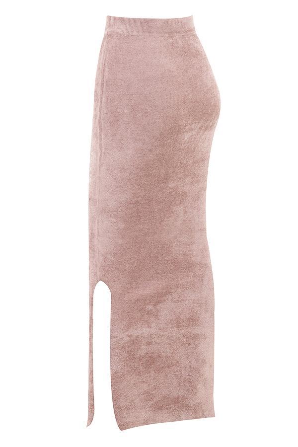 Rene Rose Chenille Maxi Skirt Product Image