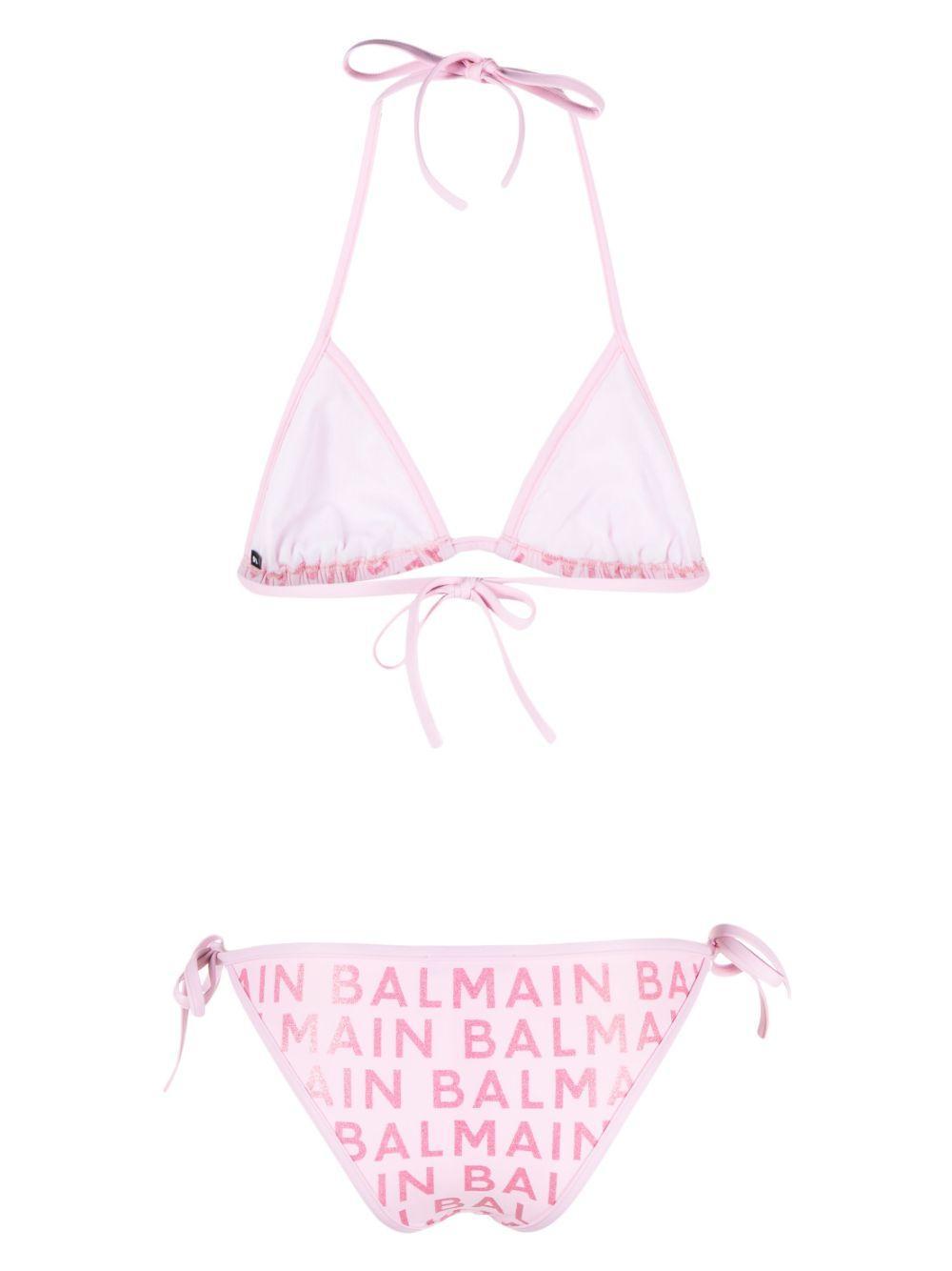 logo-print bikini set Product Image