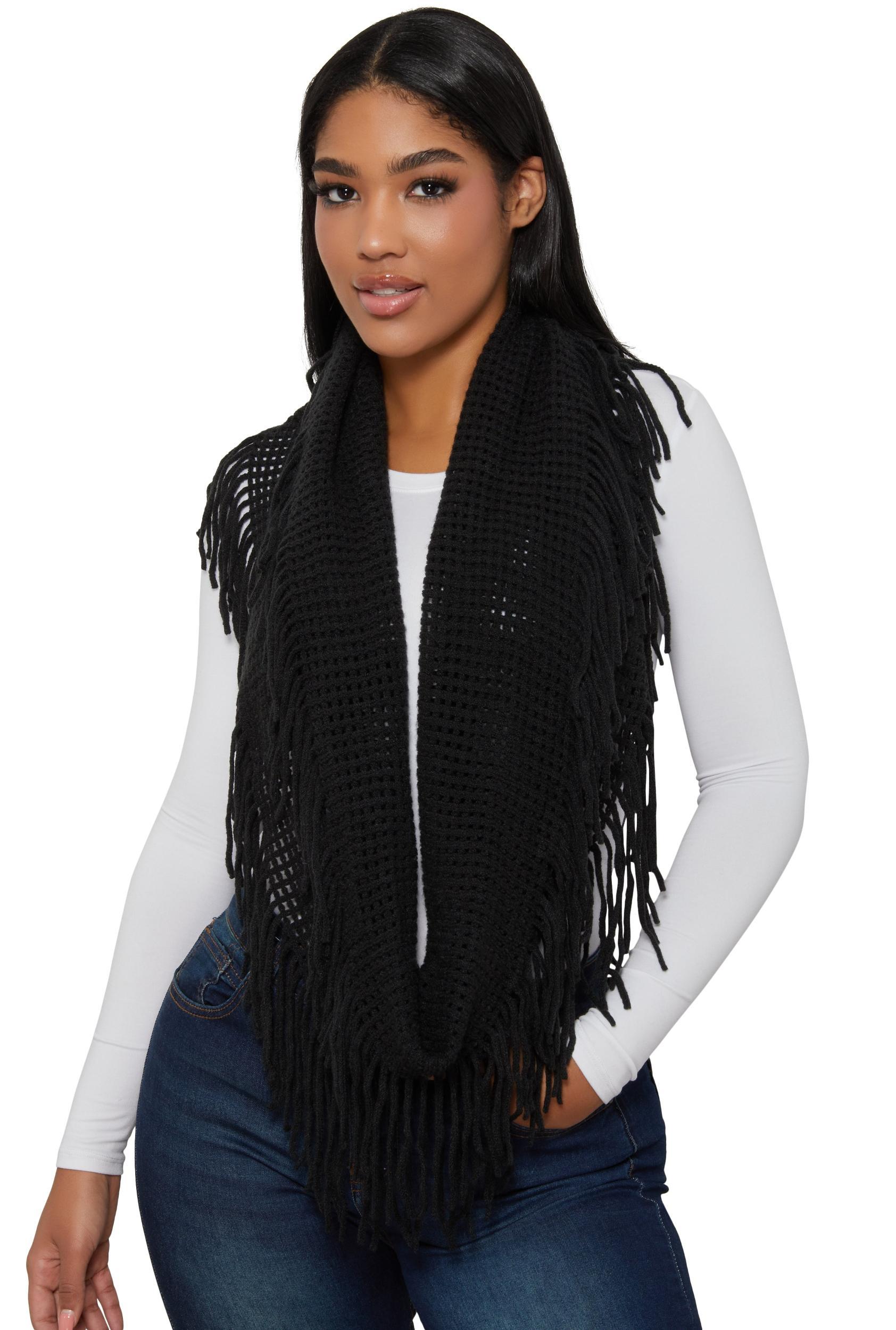 Fringe Infinity Scarf Female Product Image