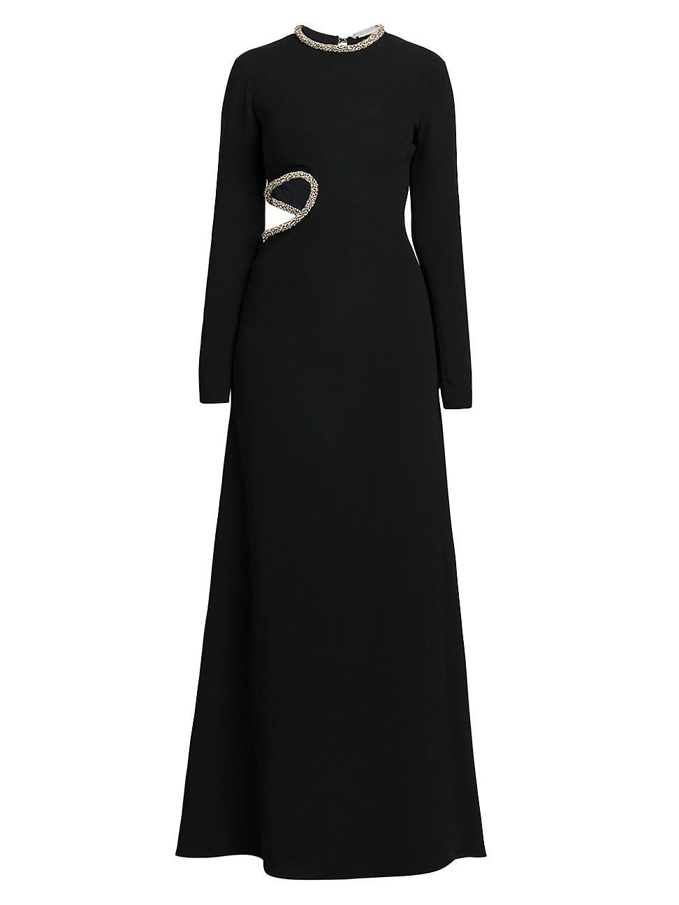 Womens Embellished Side Cut-Out Gown Product Image