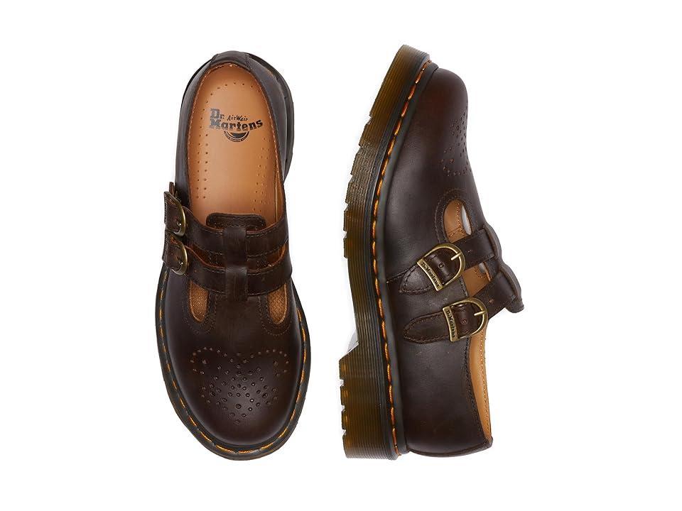 Dr. Martens Womens 8065 Mary Jane Crazy Horse Leather Shoes Product Image