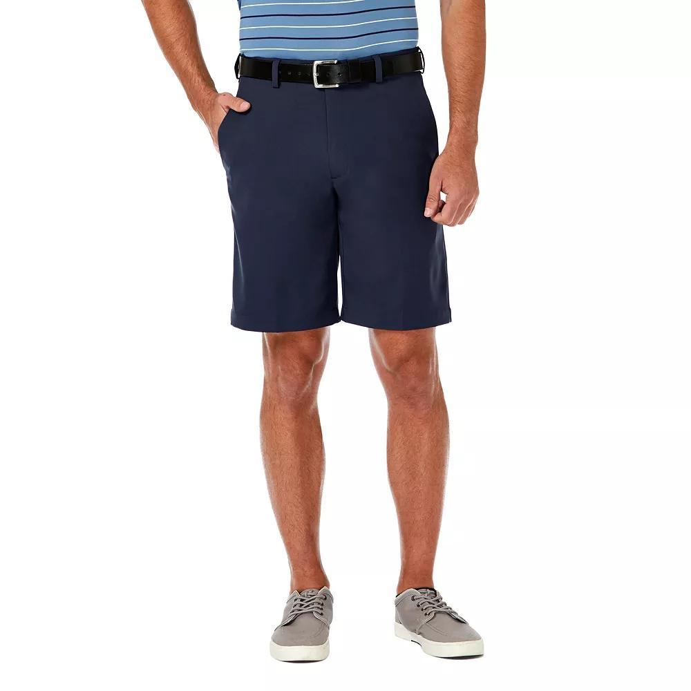 Men's Haggar® Cool 18® Pro Gabardine Flat Front Shorts, Size: 36, String Product Image