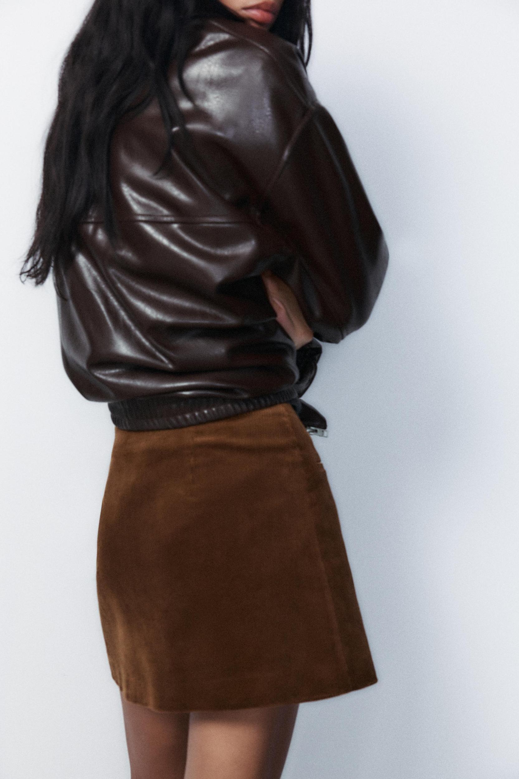 CORDUROY MINI SKIRT Product Image