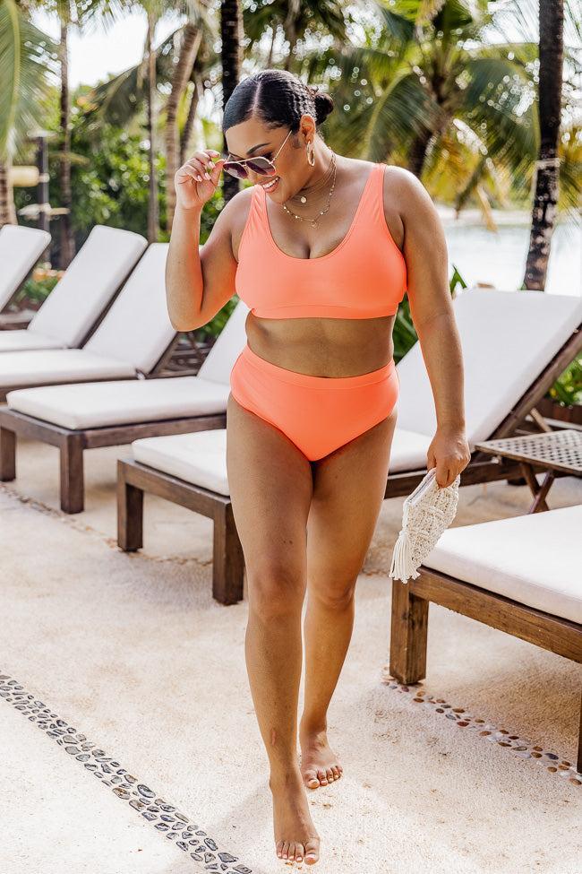 Brightest Days Orange Bikini Bottoms FINAL SALE Product Image