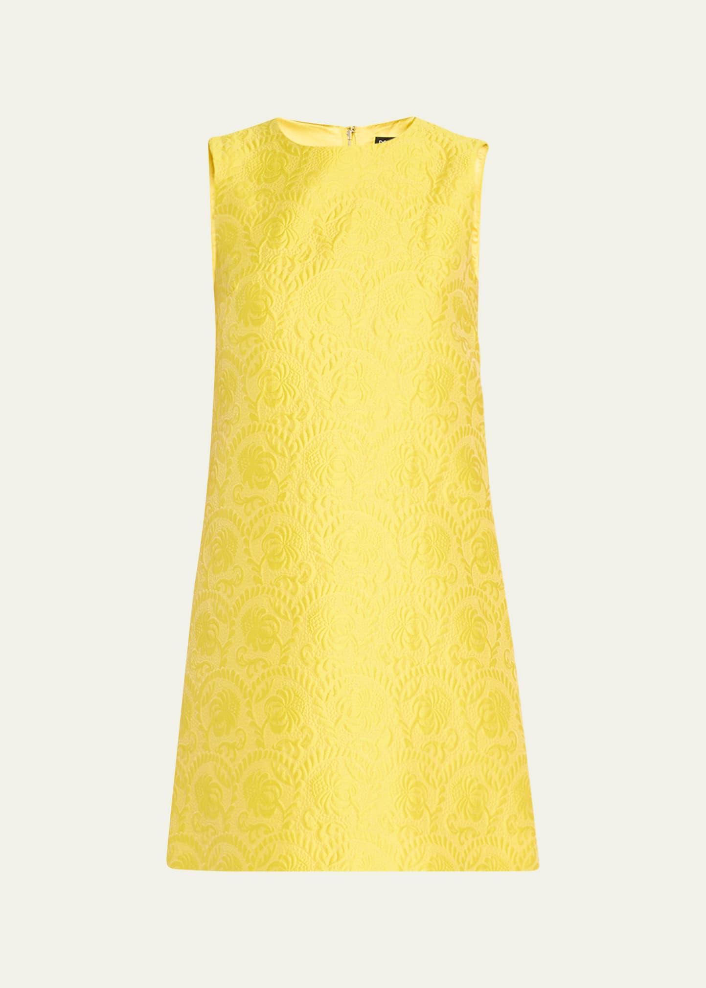 Matelasse Fiori Jacquard Mini Dress Product Image