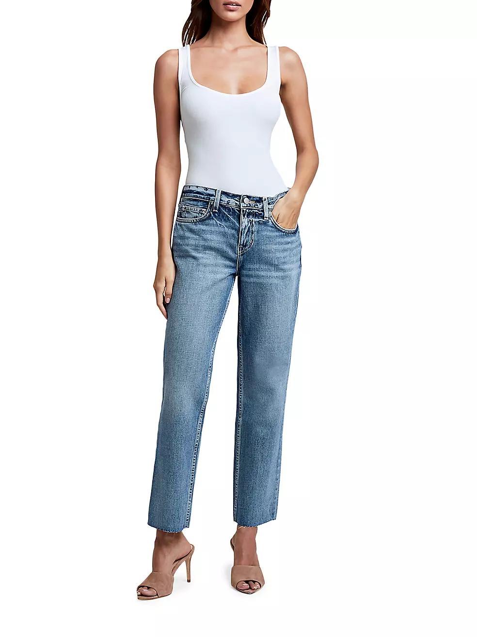 Milana High-Rise Stovepipe Jeans Product Image