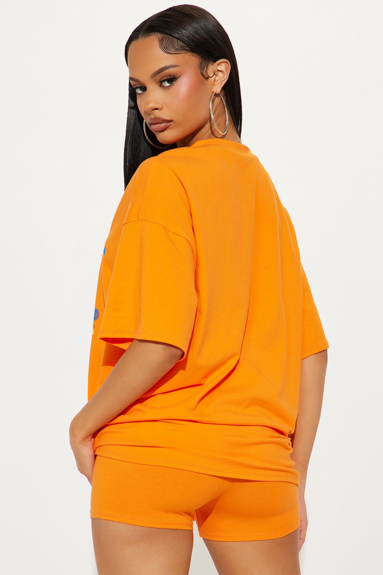 Paradise Chillin' Short Set - Orange/combo Product Image