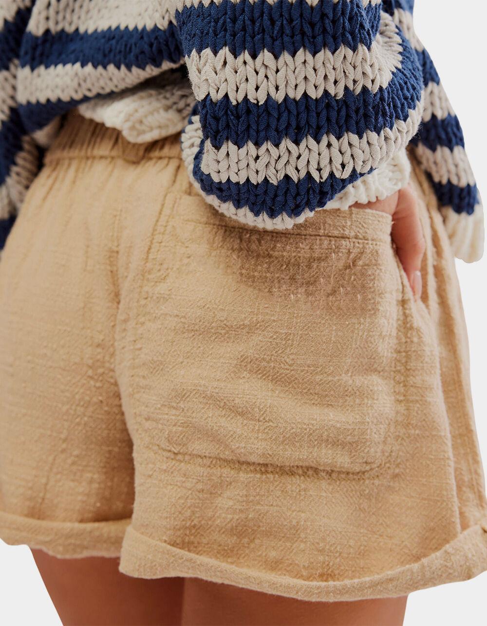 FREE PEOPLE Solar Flare Baja Womens Shorts - SAND Product Image