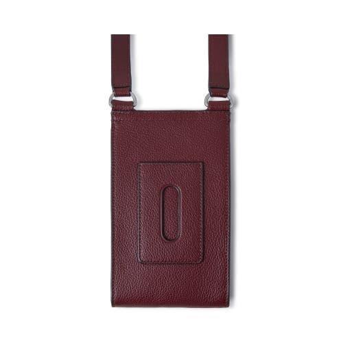 MULBERRY Mini Antony Pouch Small Classic Grain In Red Product Image