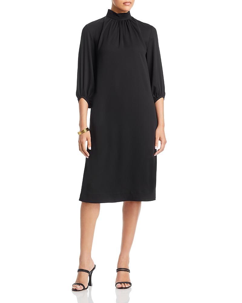 Misook Mock Neck A Line Dress Product Image