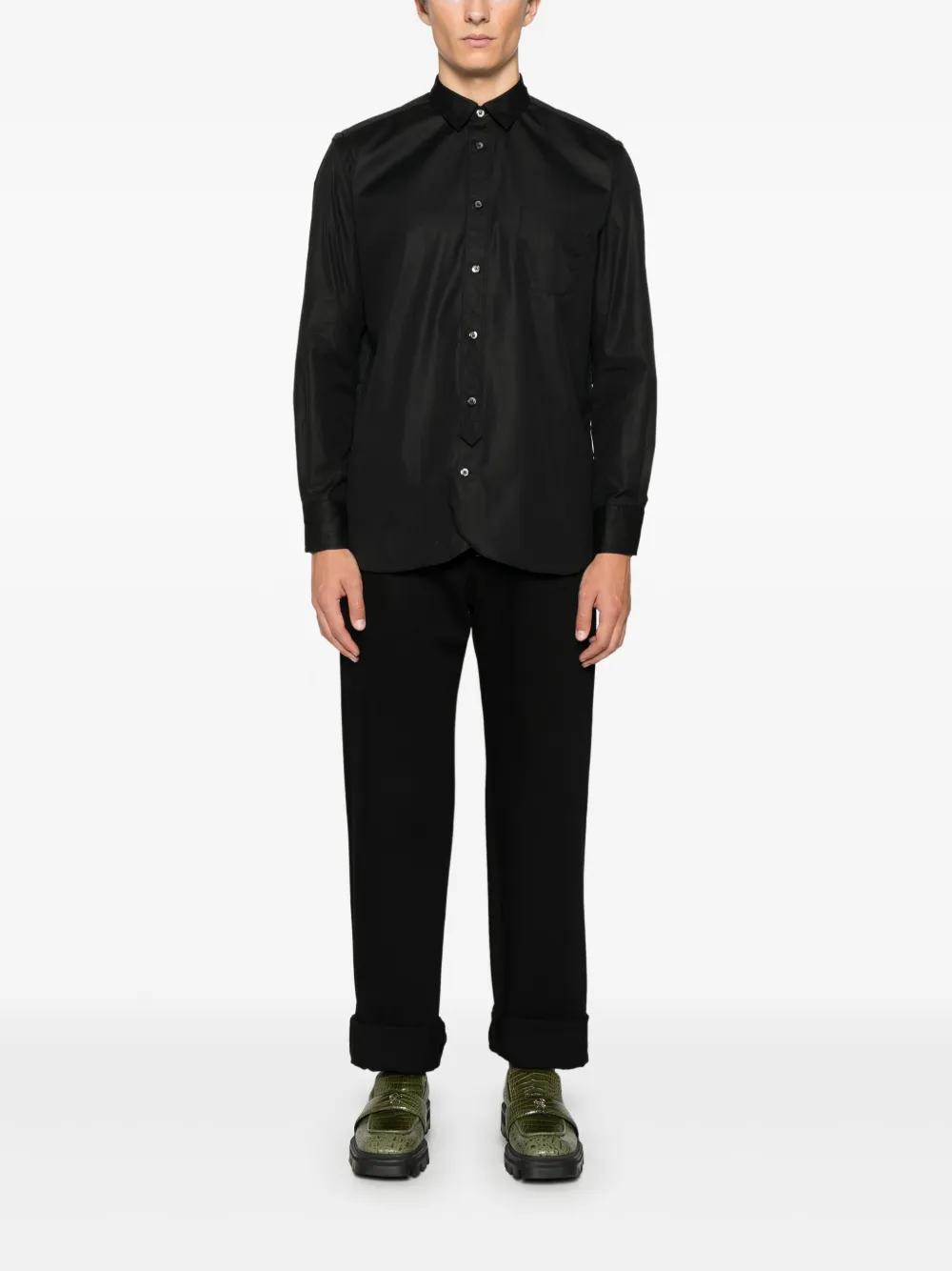 JUNYA WATANABE Panelled Shirt In Black Product Image
