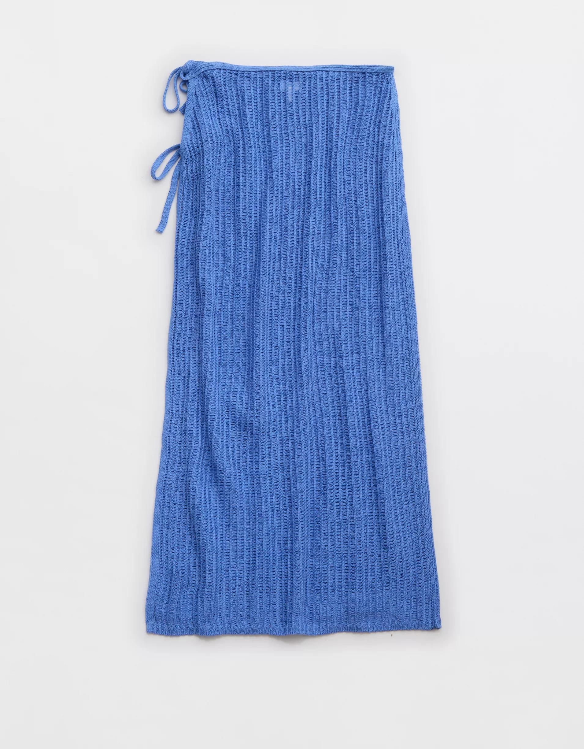 Aerie Crochet Wrap Sarong Product Image
