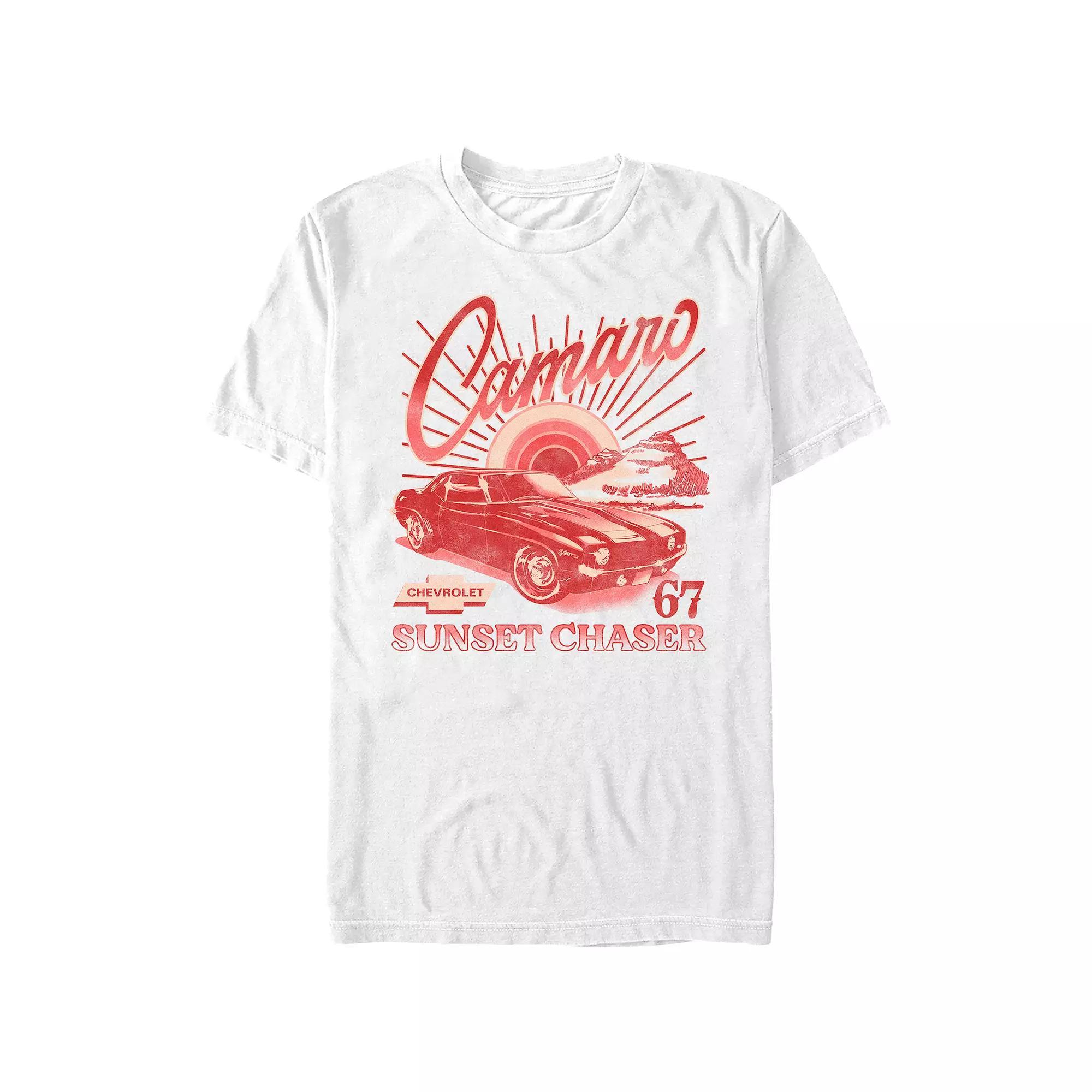 Men's Camaro Sunset Chaser Graphic Tee, Size: XXL, White Product Image