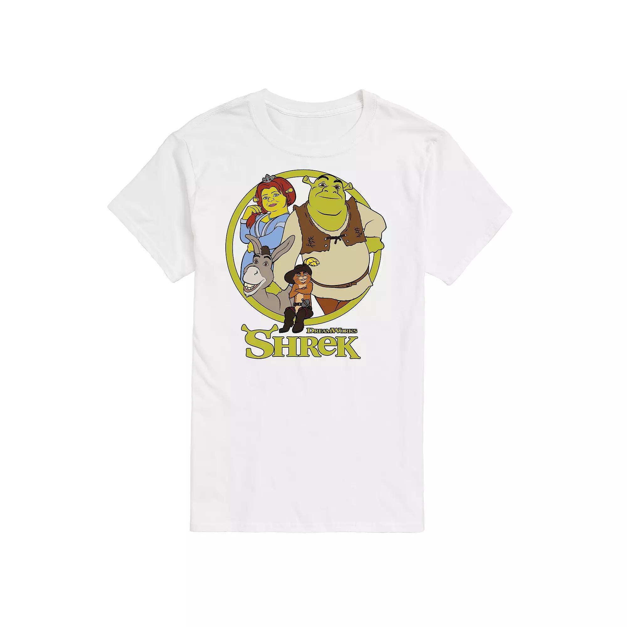 Big & Tall Shrek Group Tee, Mens Product Image