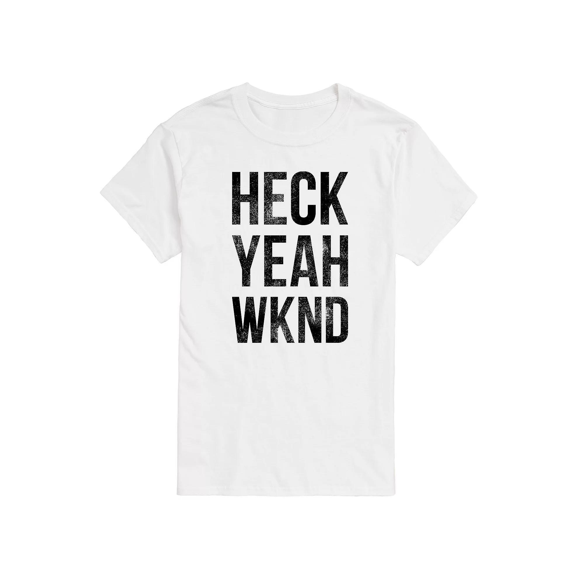 Big & Tall Heck Yeah Wknd Graphic Tee, Mens Product Image