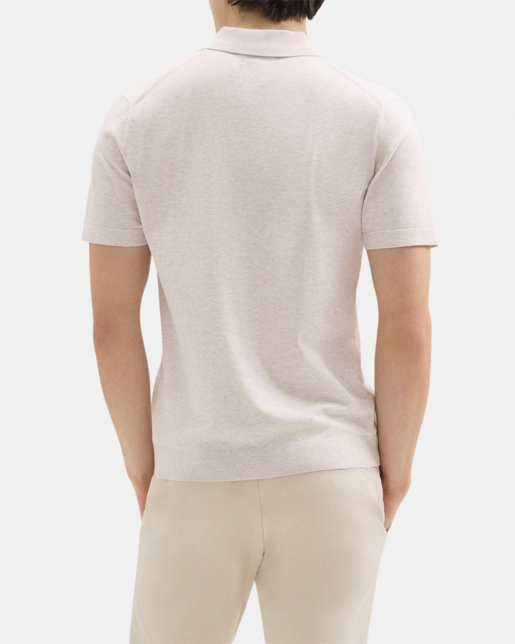 Polo Shirt in Stretch Viscose Product Image