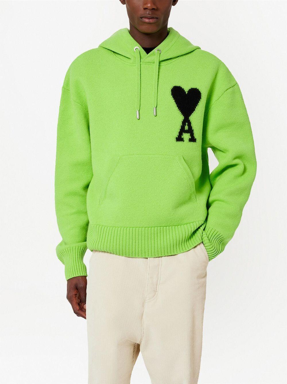 embroidered-logo drawstring hoodie Product Image