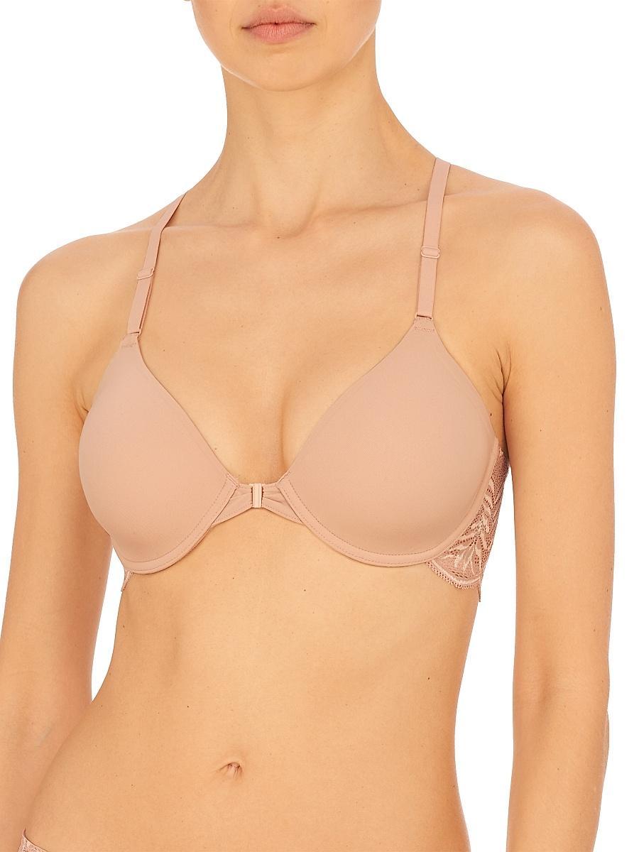 Womens Lush Front Close Racerback T-Shirt Bra Product Image